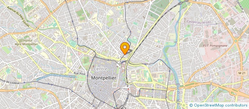 localisation de l'entreprise ECO-MARKET à MONTPELLIER