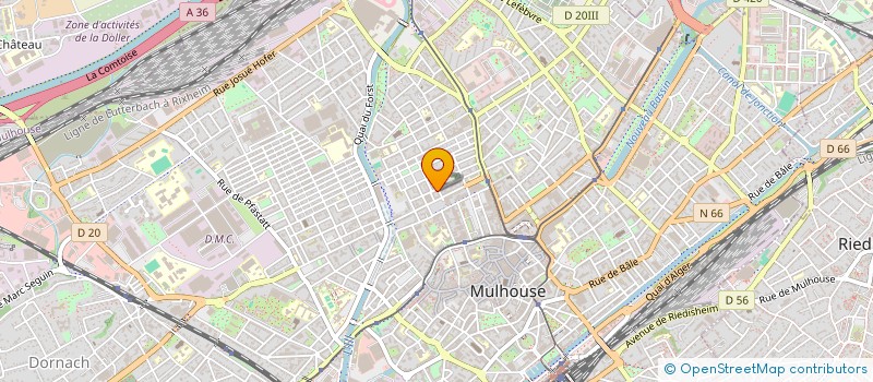 localisation de l'entreprise ECO MARKET  MULHOUSE