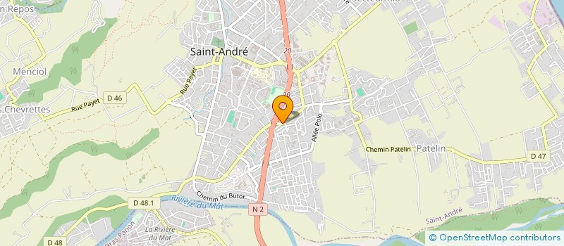 localisation de l'entreprise ECO MAT  SAINT-ANDRE