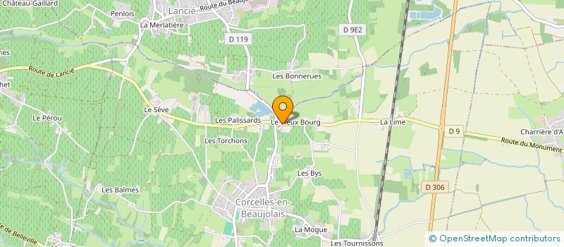 localisation de l'entreprise ECO.MAT.TER à CORCELLES-EN-BEAUJOLAIS