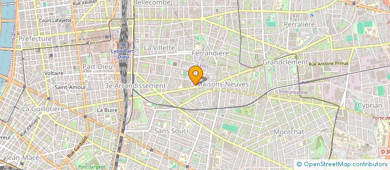 localisation de l'entreprise ECO MEH  LYON