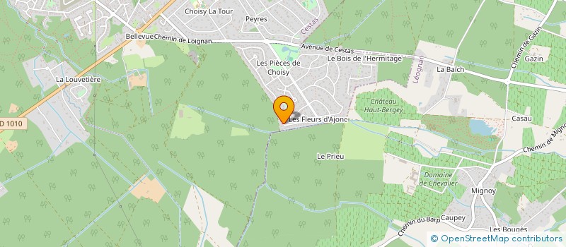 localisation de l'entreprise ECO-MENUISERIES à CESTAS
