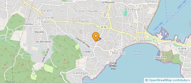 localisation de l'entreprise ECO MODUL' SERVICES  LA SEYNE-SUR-MER