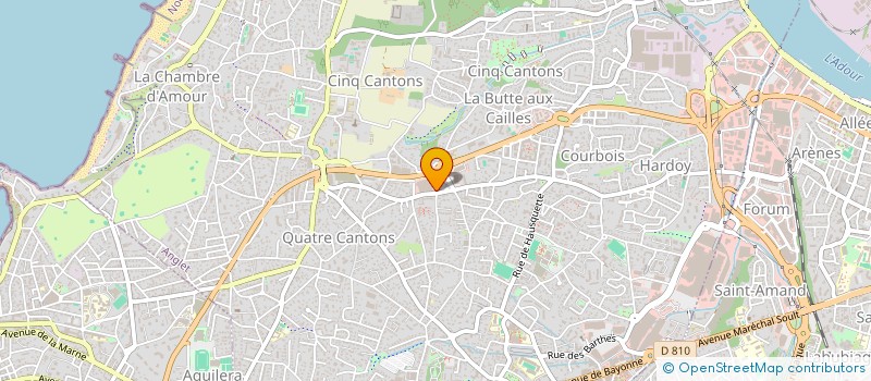 localisation de l'entreprise ECO MONTOIS  BAYONNE