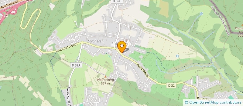 localisation de l'entreprise ECO MOSELLE à SPICHEREN