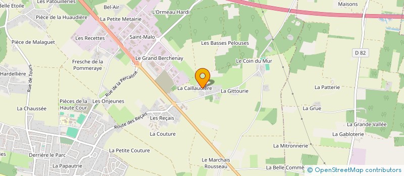 localisation de l'entreprise ECO MOUSSE  ESVRES