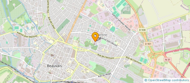 localisation de l'entreprise ECO MOUV  BEAUVAIS