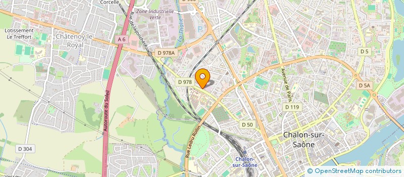 localisation de l'entreprise ECO NAAA à CHALON-SUR-SAONE