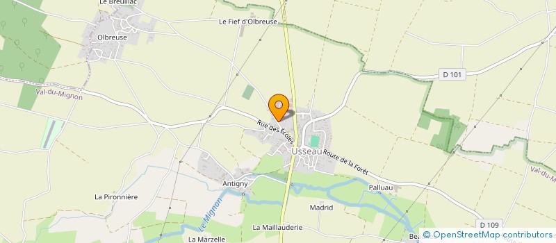 localisation de l'entreprise ECO NATUR'HABITAT  VAL-DU-MIGNON