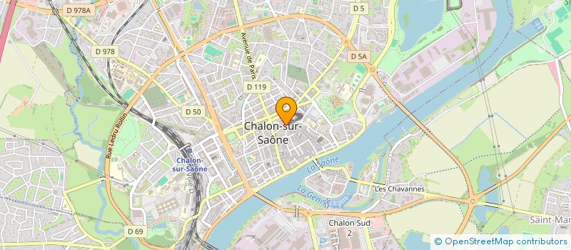 localisation de l'entreprise ECO NATURE  CHALON-SUR-SAONE