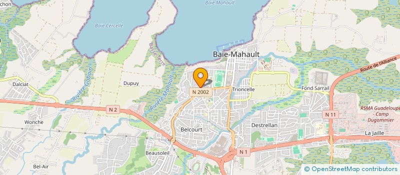 localisation de l'entreprise ECO' NET MULTISERVICES à BAIE-MAHAULT