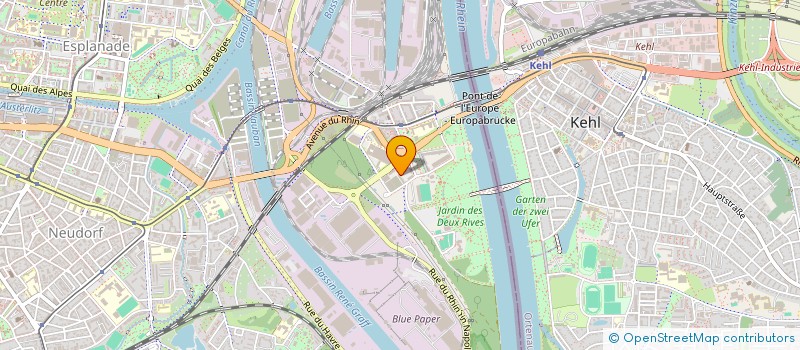 localisation de l'entreprise ECO NG  STRASBOURG