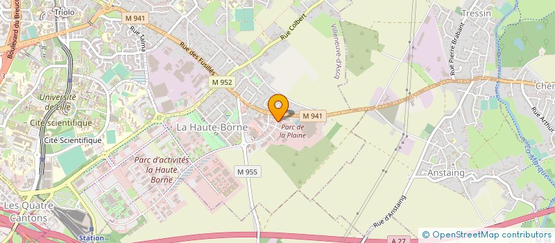 localisation de l'entreprise ECO NORD à VILLENEUVE-D'ASCQ