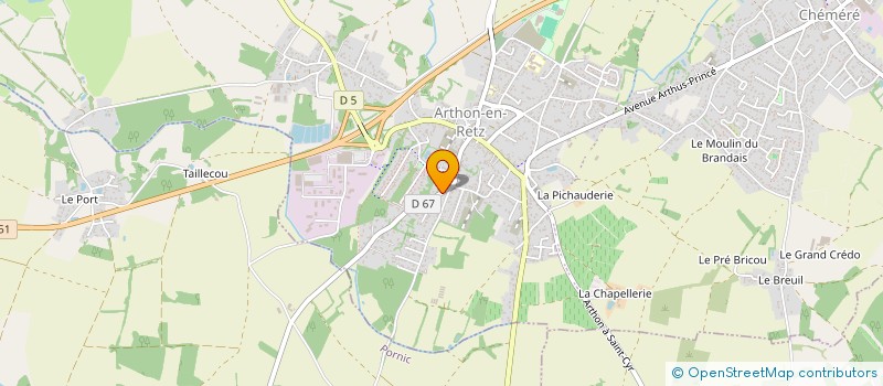 localisation de l'entreprise ECO-NUANCES à CHAUMES-EN-RETZ