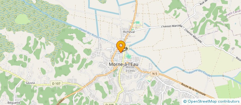 localisation de l'entreprise ECO OCEANE  MORNE-A-L'EAU