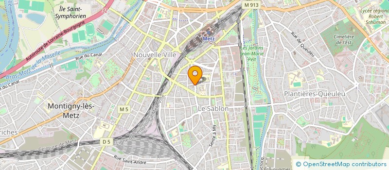 localisation de l'entreprise ECO OXYCOUPAGE à METZ