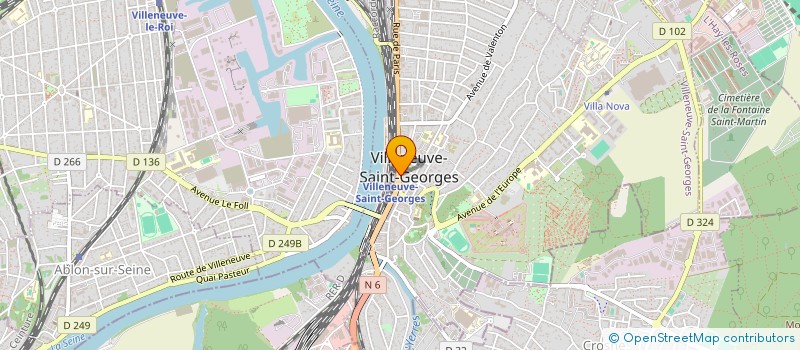 localisation de l'entreprise ECO-PAC à VILLENEUVE-SAINT-GEORGES