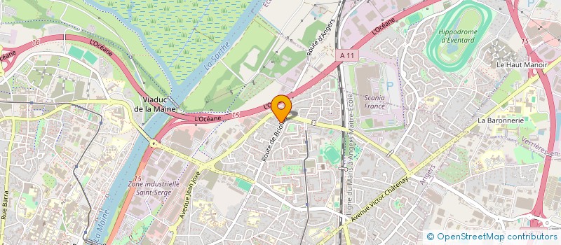 localisation de l'entreprise ECO PANIER MON PLAISIR à ANGERS