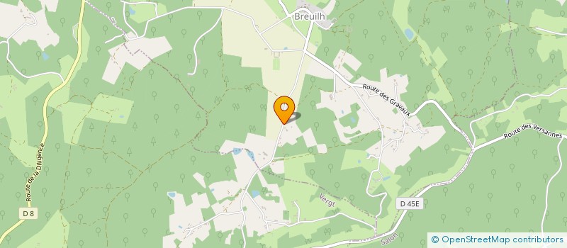 localisation de l'entreprise ECO PARC  SANILHAC