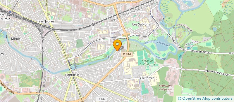 localisation de l'entreprise ECO PARE-BRISE  LE MANS