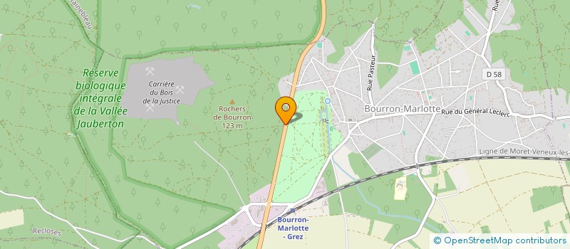 localisation de l'entreprise ECO-PASSERELLE  BOURRON-MARLOTTE