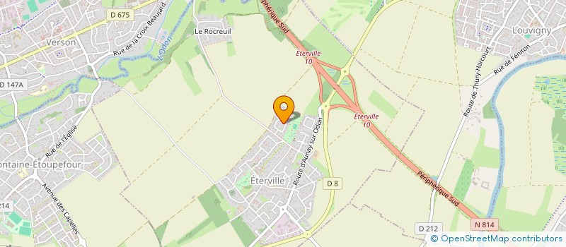 localisation de l'entreprise ECO PATRIMOINE  ETERVILLE