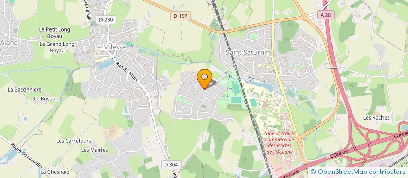 localisation de l'entreprise ECO PATURAGE 72  SAINT SATURNIN