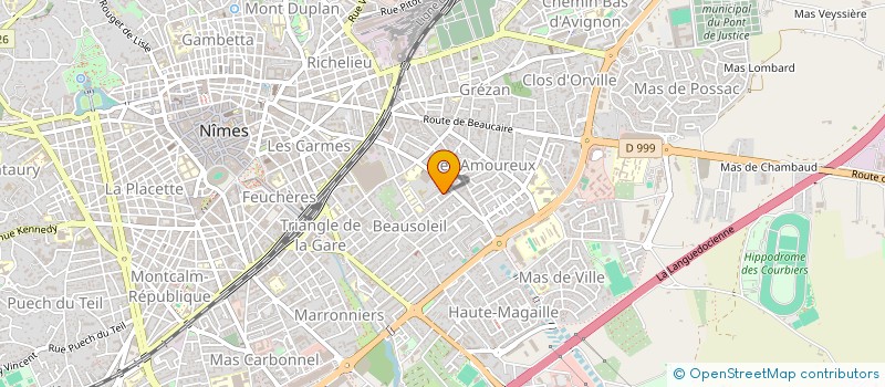 localisation de l'entreprise ECO PECHE INTERNATIONAL  NIMES