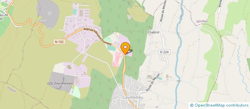 localisation de l'entreprise ECO PIECES AUTOS  NIMES