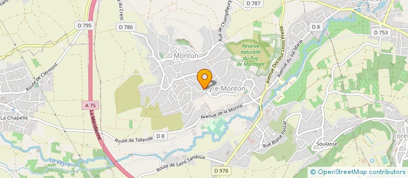 localisation de l'entreprise ECO PIERRE ENVIRONNEMENT  LE CENDRE