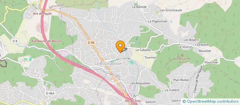 localisation de l'entreprise ECO-PIERRES  LA BOUILLADISSE