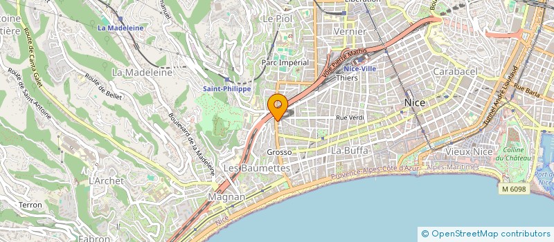 localisation de l'entreprise ECO PLASTINGINEERING à NICE