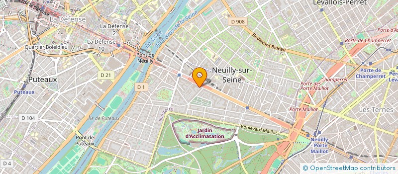 localisation de l'entreprise ECO PLUS ELEC à NEUILLY-SUR-SEINE