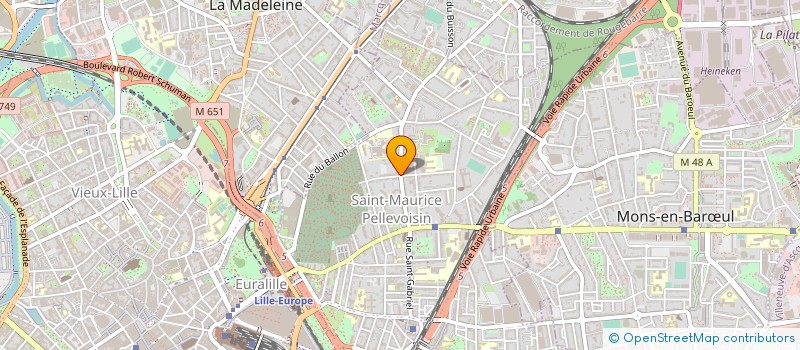 localisation de l'entreprise ECO PLUS HABITAT à LILLE