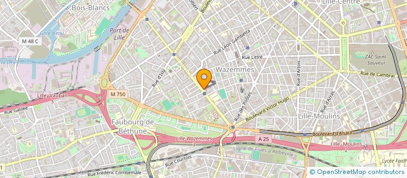 localisation de l'entreprise ECO PLUS PLOMBERIE CHAUFFAGE à LILLE