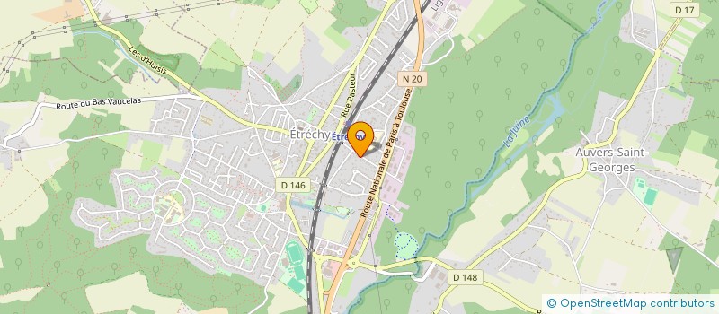 localisation de l'entreprise ECO PNEU  ETRECHY