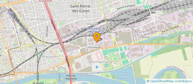 localisation de l'entreprise ECO PNEU  TOURS