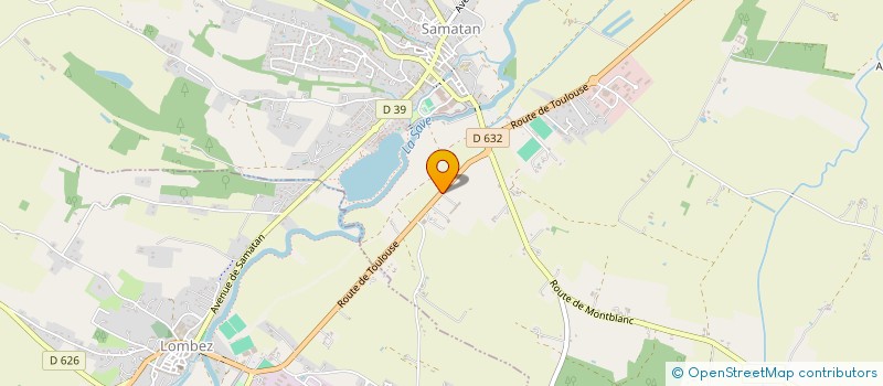 localisation de l'entreprise ECO PNEUS 32  SAMATAN