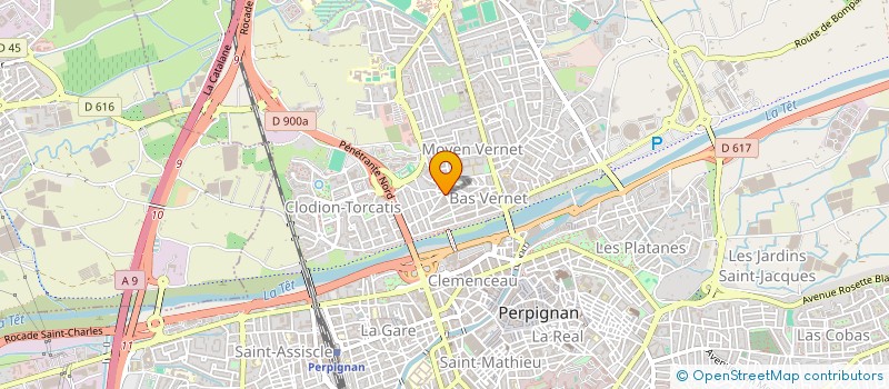 localisation de l'entreprise ECO PNEUS à PERPIGNAN