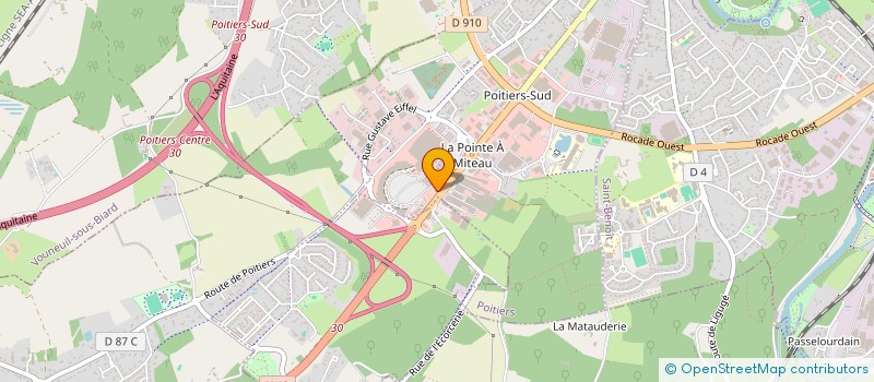 localisation de l'entreprise ECO POITIERS  POITIERS