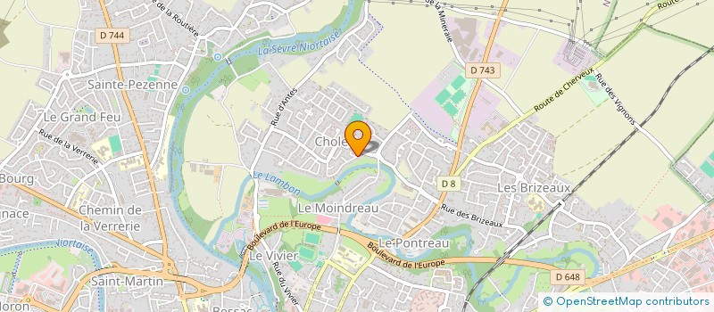 localisation de l'entreprise ECO POITOU-CHARENTES à NIORT