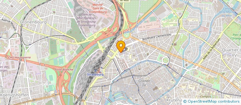 localisation de l'entreprise ECO'POUSS SARL à STRASBOURG