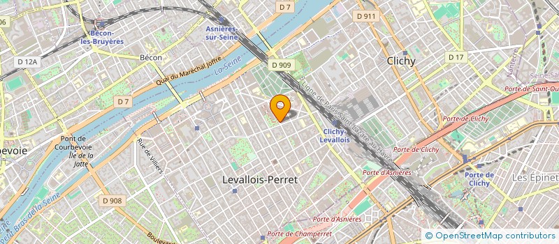 localisation de l'entreprise ECO PRIME ENVIRONNEMENT à LEVALLOIS-PERRET