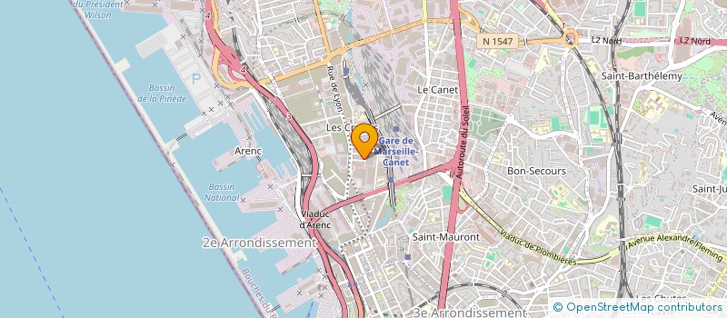 localisation de l'entreprise ECO PRO à MARSEILLE