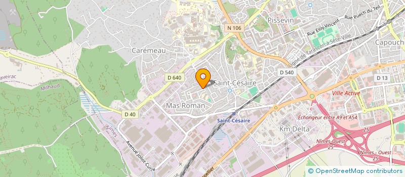 localisation de l'entreprise ECO-PRO FACADES  NIMES