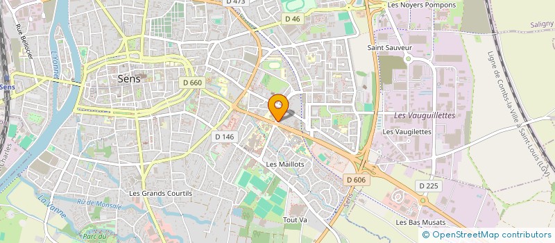 localisation de l'entreprise ECO PRO'VAP à SENS