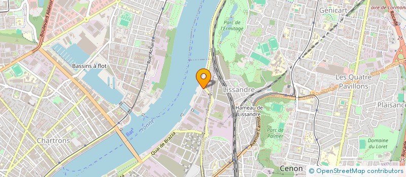 localisation de l'entreprise ECO'PROCESS à BORDEAUX