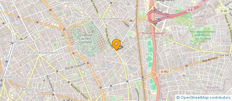 localisation de l'entreprise ECO-PROJECTS  PARIS