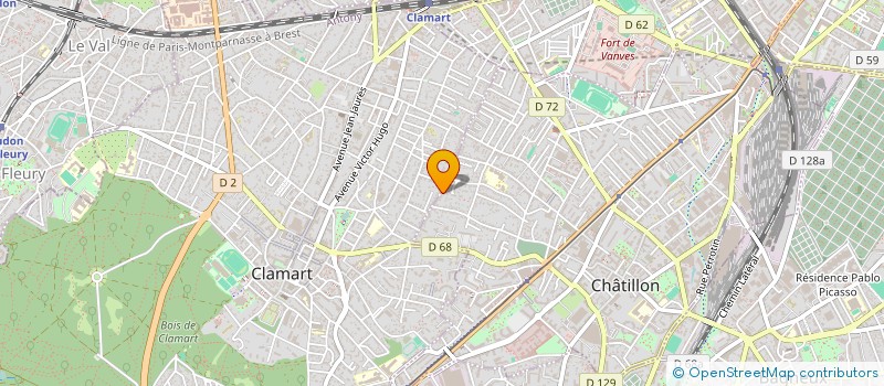 localisation de l'entreprise ECO'PROPRE à CHATILLON
