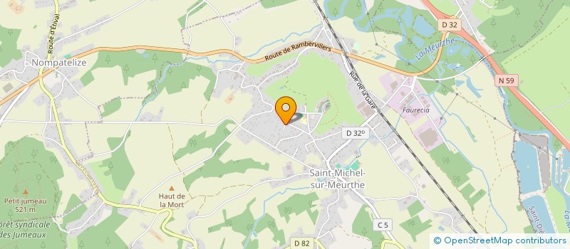 localisation de l'entreprise ECO PROPRE AUTO  SAINT-DIE-DES-VOSGES